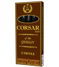 CORSAR of the QUEEN с черным мундштуком COFFEE
